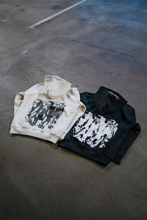 " THREE WISE MONKEYS " HOODIE